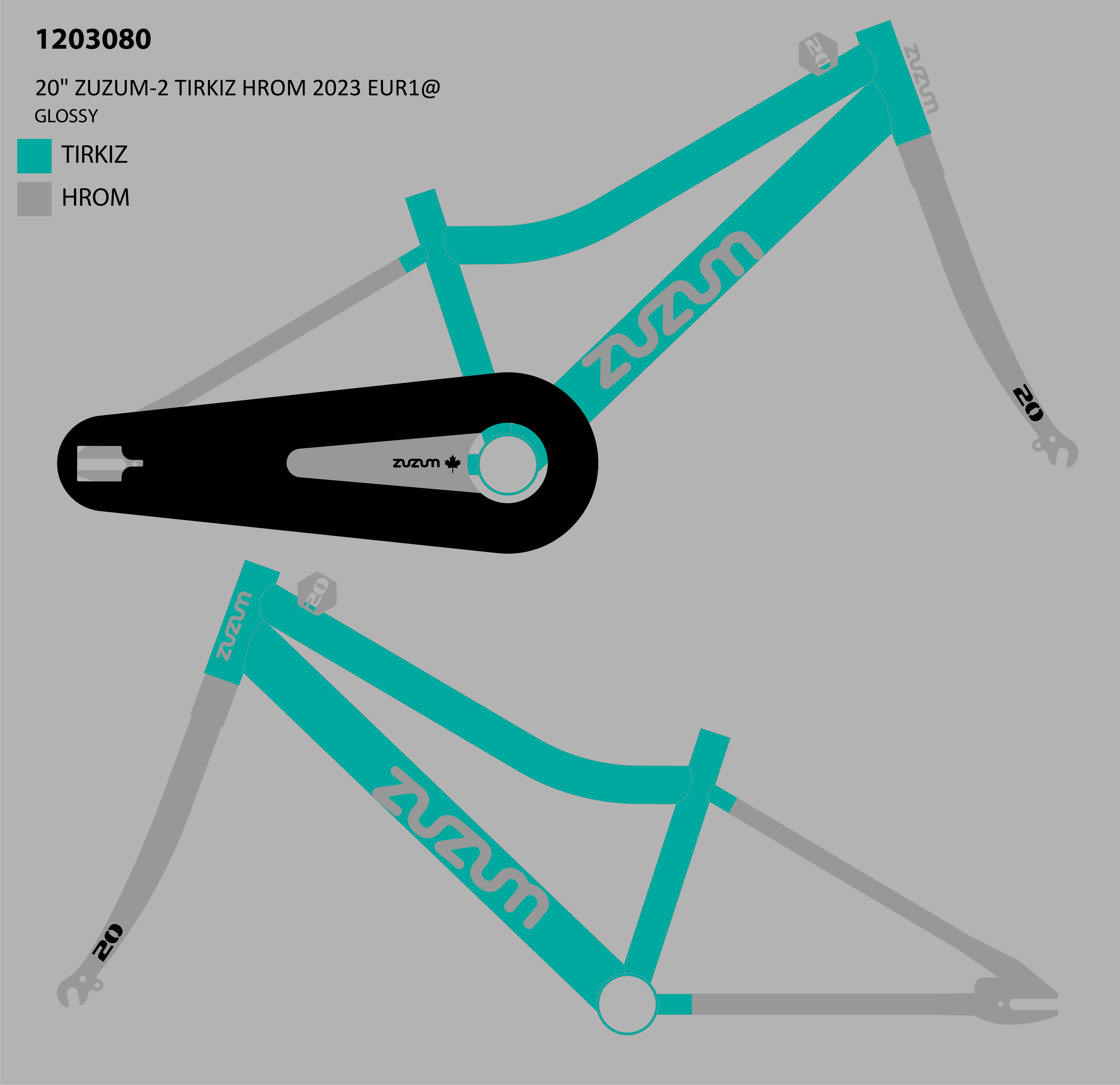 F.RAM CASSINI 20 zuzum-2 tirkiz hrom 2023 eur1@